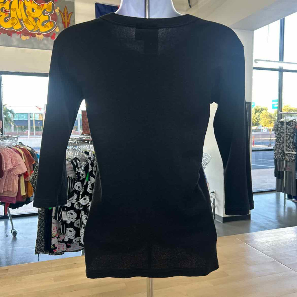 Michael Stars Size OS Black Preloved Longsleeve