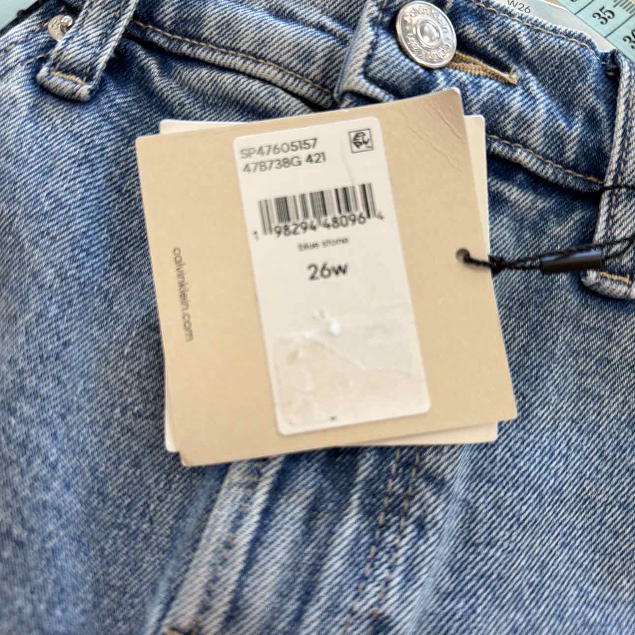 Calvin Klein Size 26 Blue New Skirt