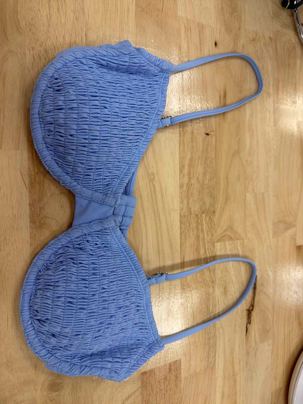 Salt + Cove Size S Smocked Underwire Bikini Top