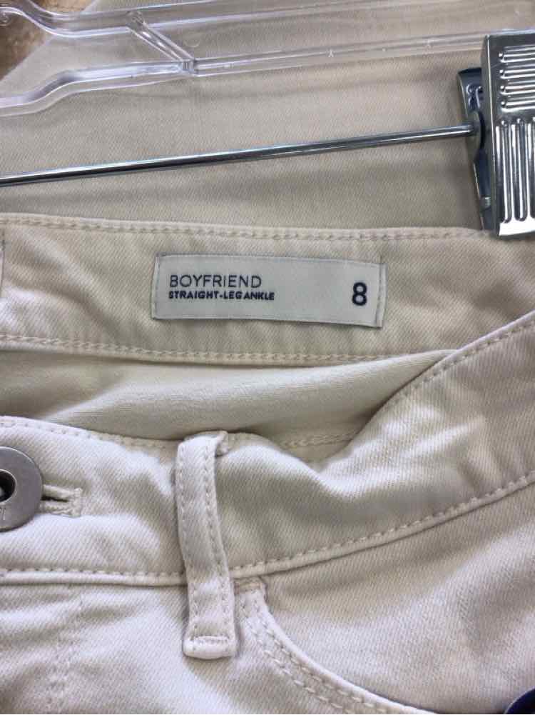 J.Jill Size 8 Off White Preloved Jeans