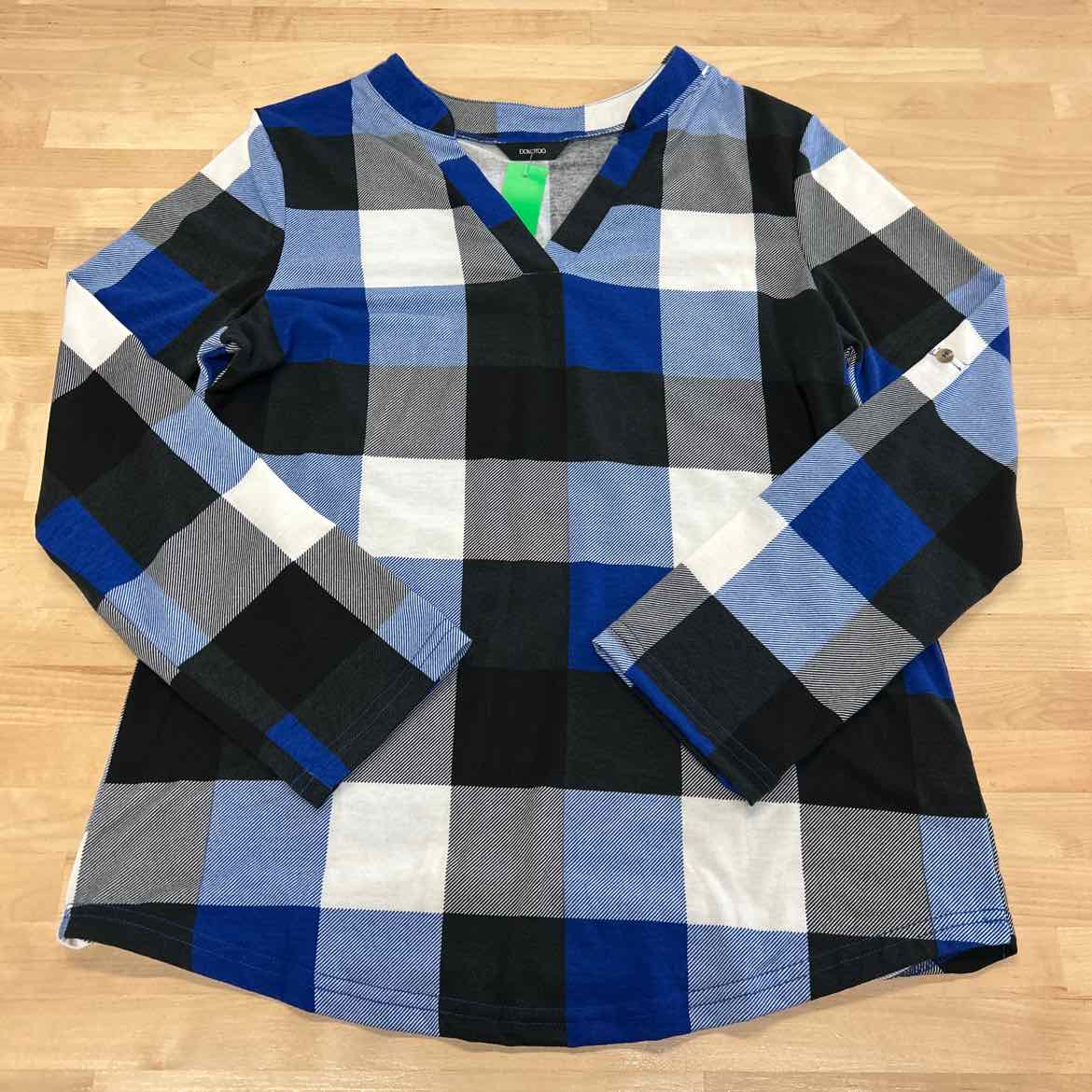 Dokotoo Size L Blue Longsleeve