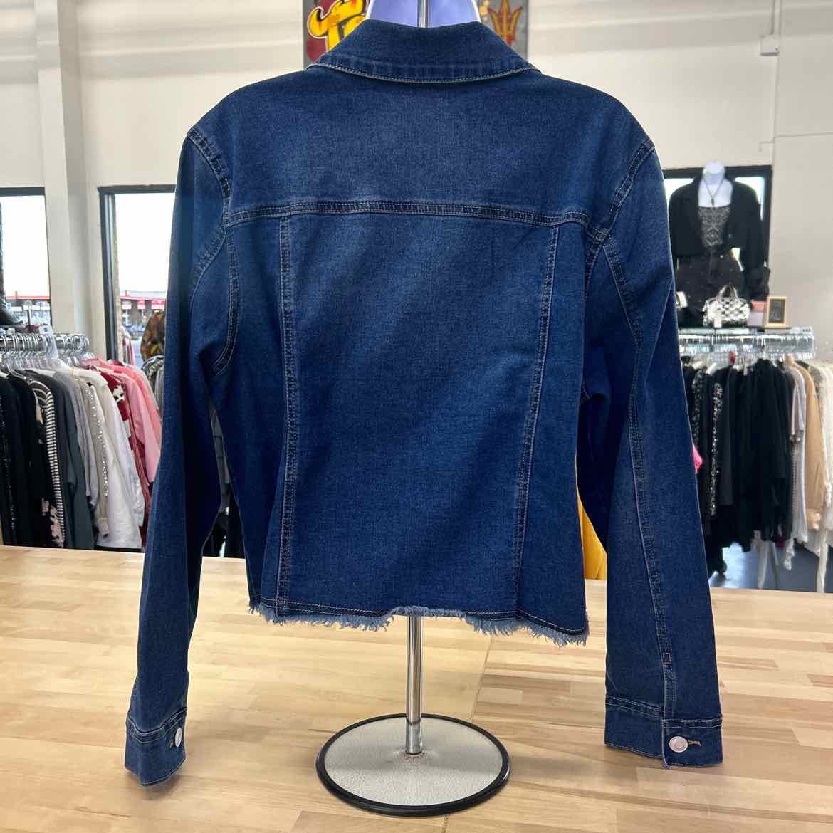 Baccini Size XL Blue Denim Jean Jacket