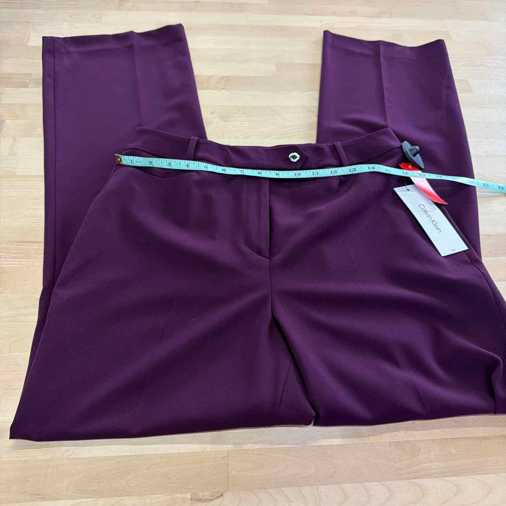 Calvin Klein Size 10 Purple New Pants