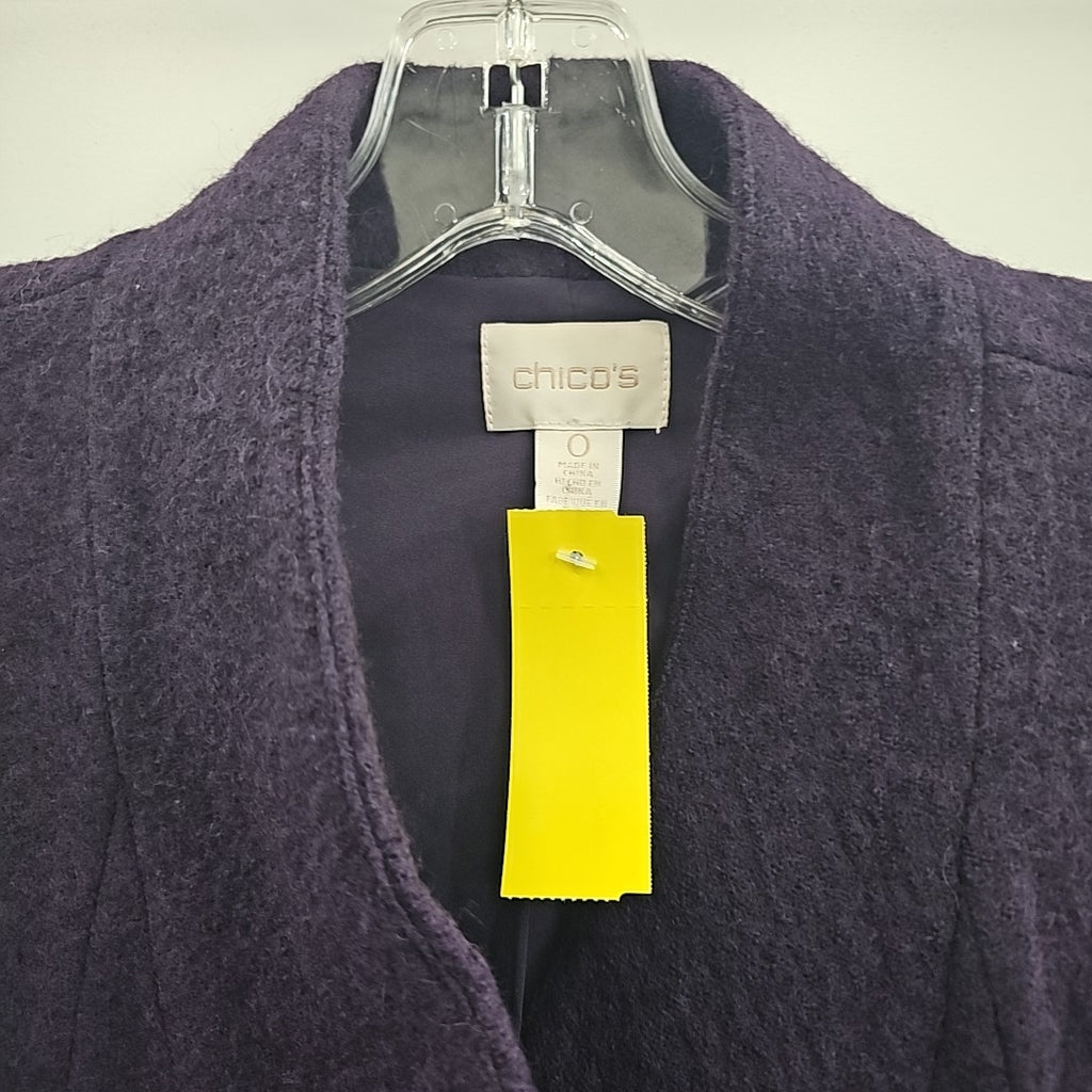 Chico's Size 0 (S) Purple Vest