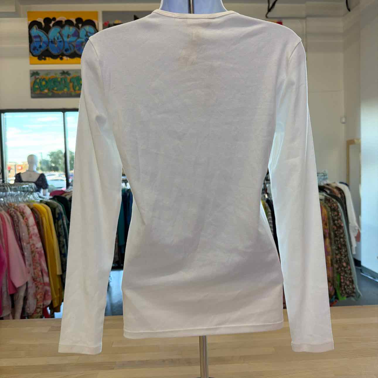 Lauren Ralph Lauren Cotton-Blend Long-Sleeve Top