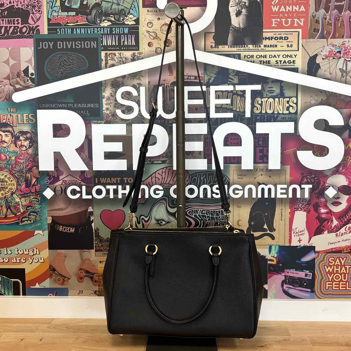 Coach Black satchel Purse