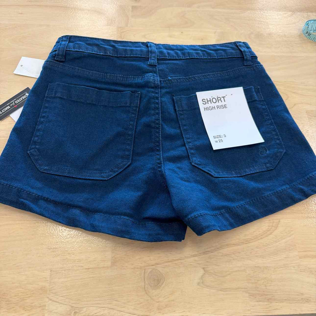 Indigo Rain Women Size 3 Blue New Shorts