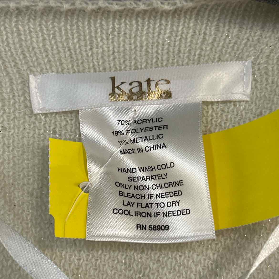Kate Landry Size OS White Preloved Duster