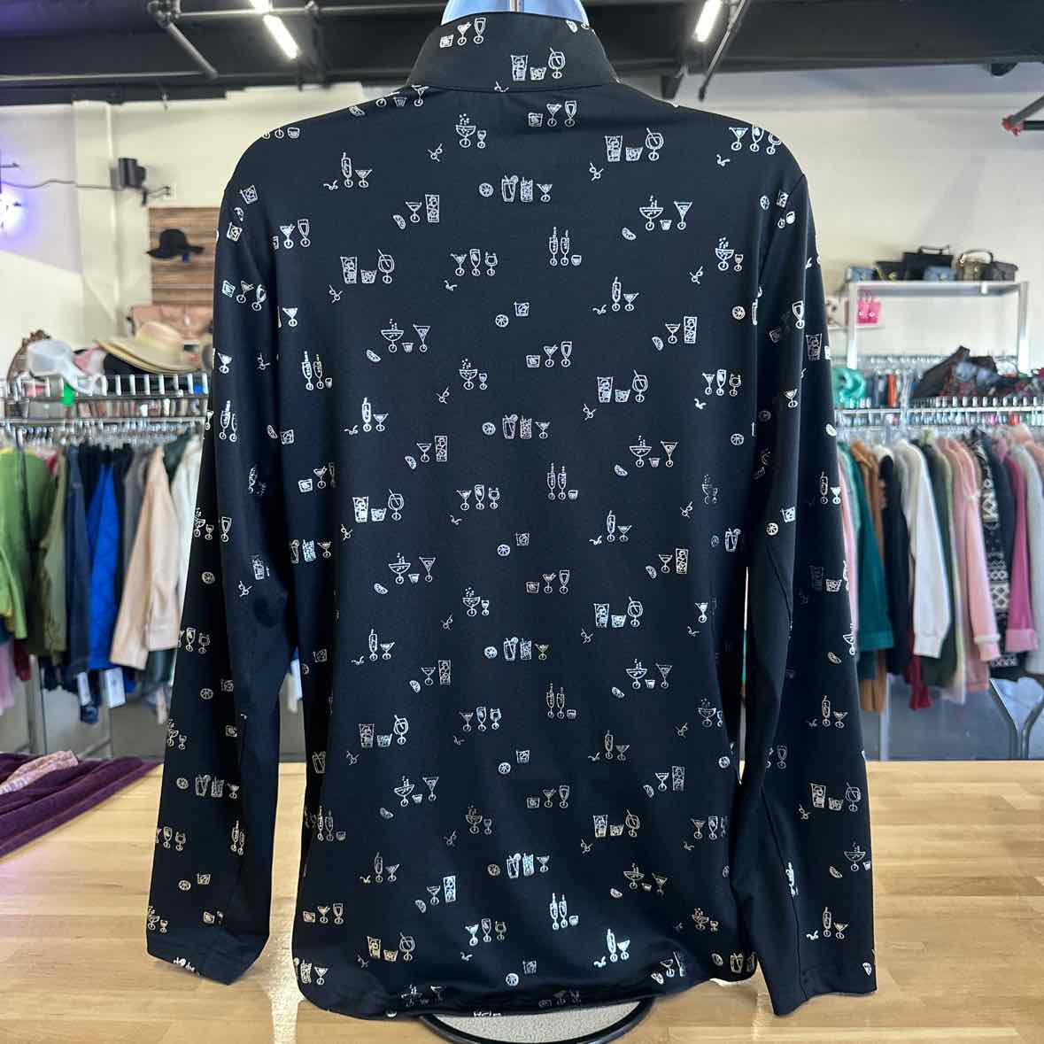 San Soleil Size S Black Athletic Jacket