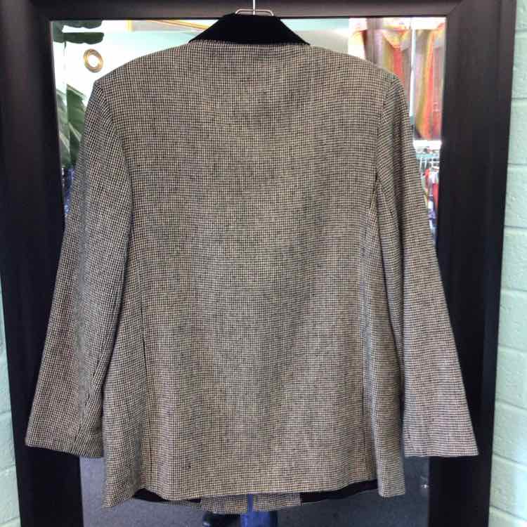 Dumas Size 8 Black White Blazer