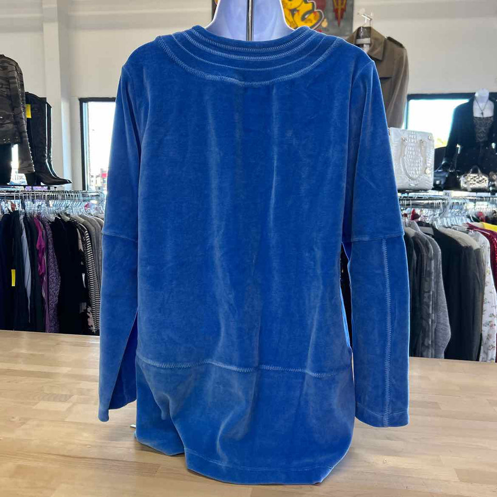 Soft Surroundings Size M Blue Shirt