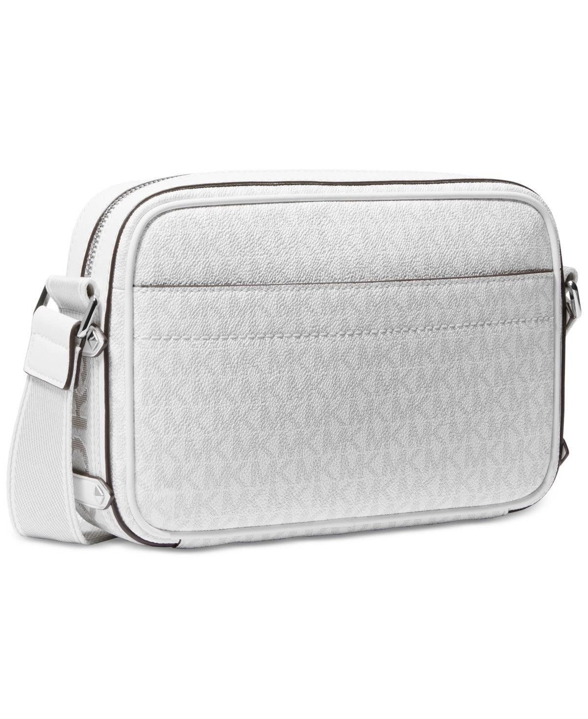 Michael Kors Maeve East West Pocket Crossbody - Optic White/allum