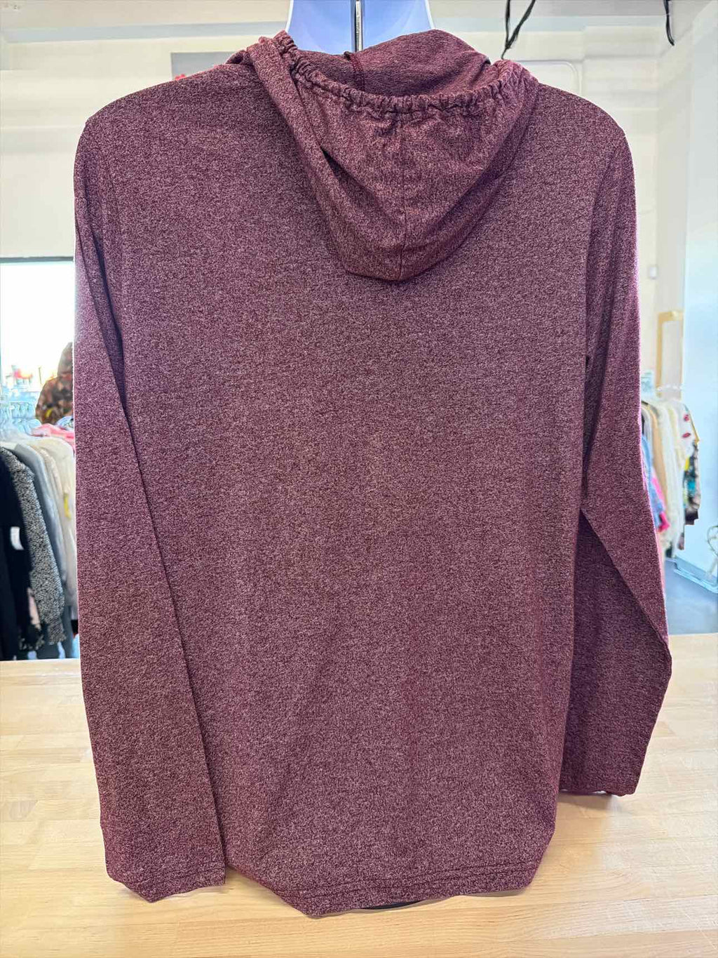 Hudson & Barrow Size L Maroon MENS Long Sleeve Shirt
