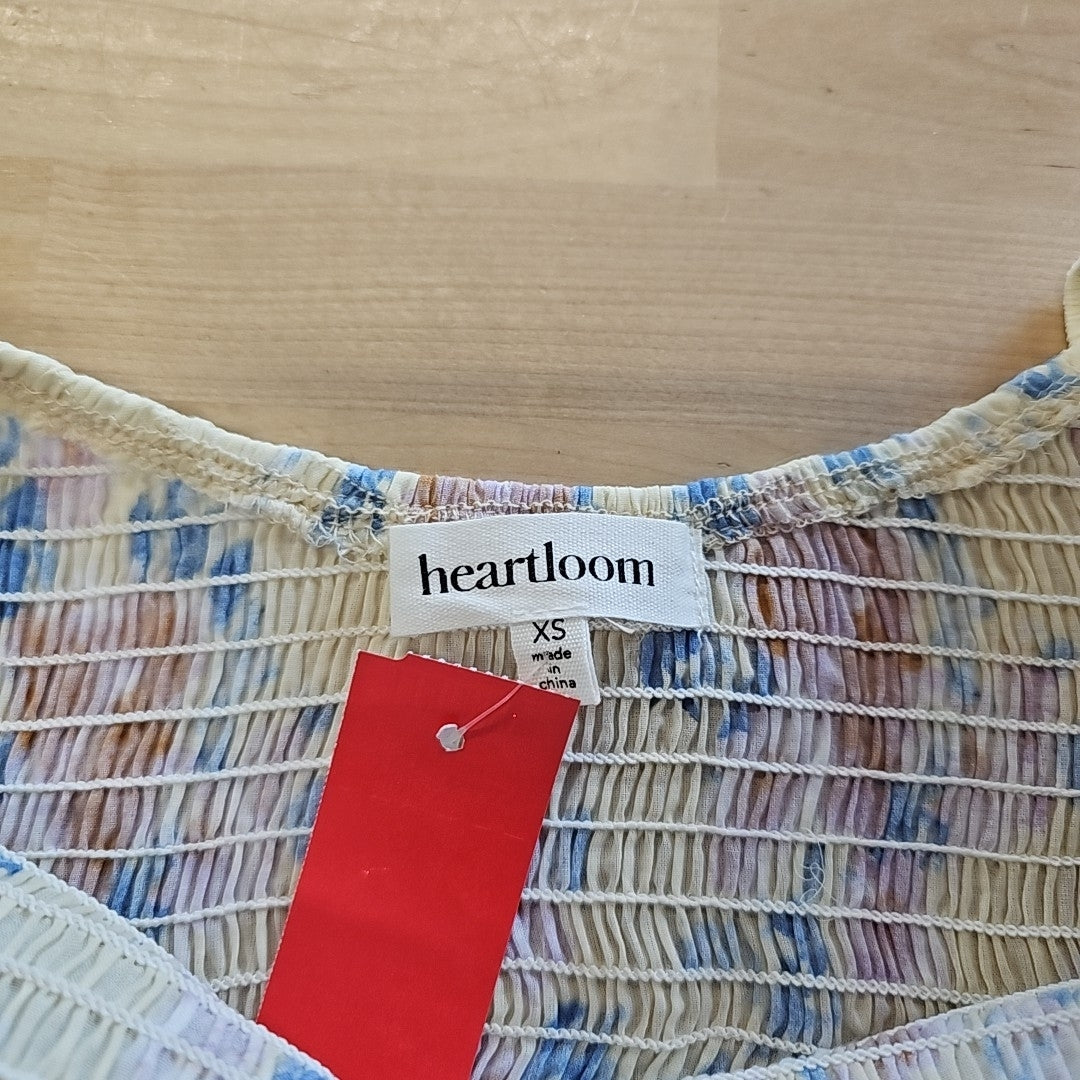 Heartloom Size XS Yellow Preloved Crop Top