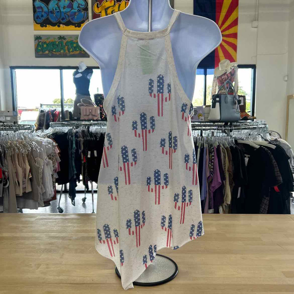 moa moa Size L White Preloved Tank