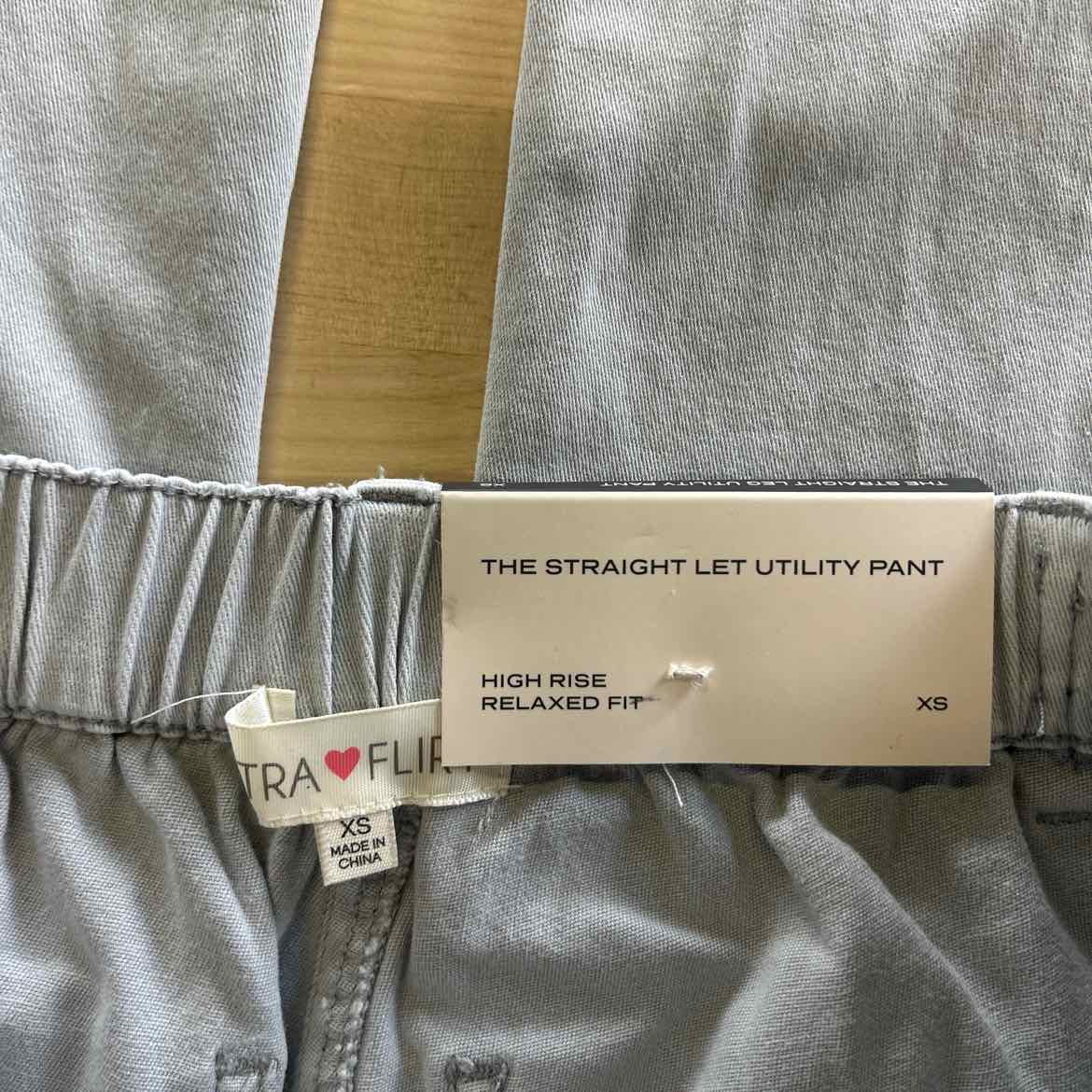 Ultra Flirt Juniors' High-Rise Washed Cargo Pants - Glacier Grey