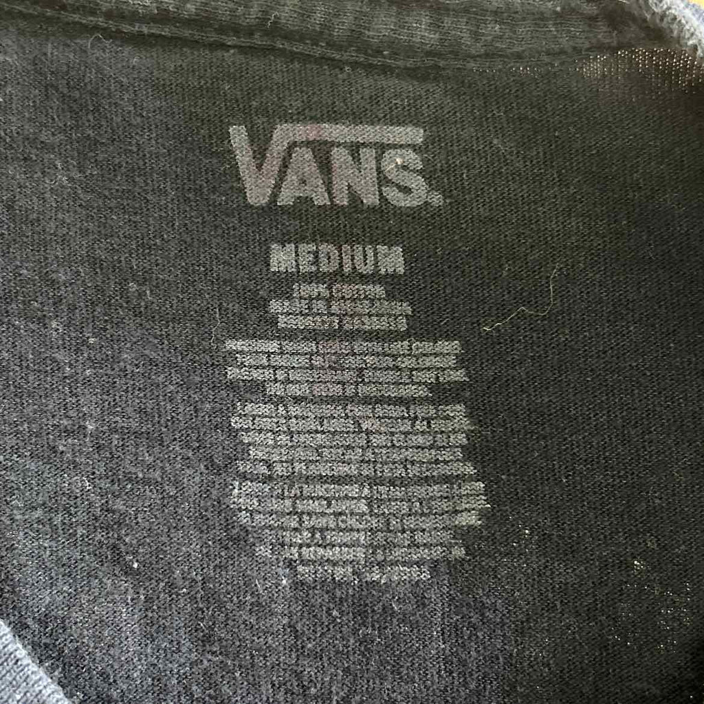 Vans Size M Navy Preloved T-Shirt SS