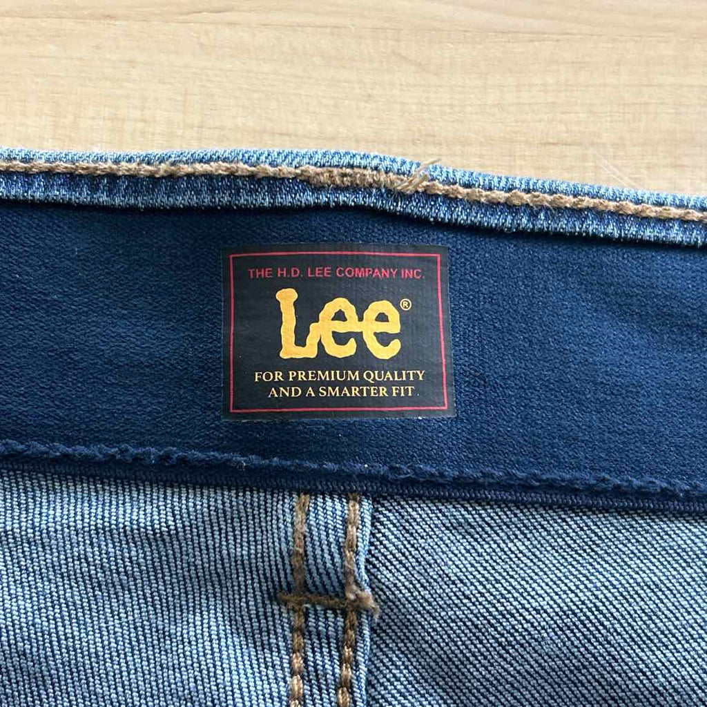lee Size 16 Blue Denim Preloved Jeans
