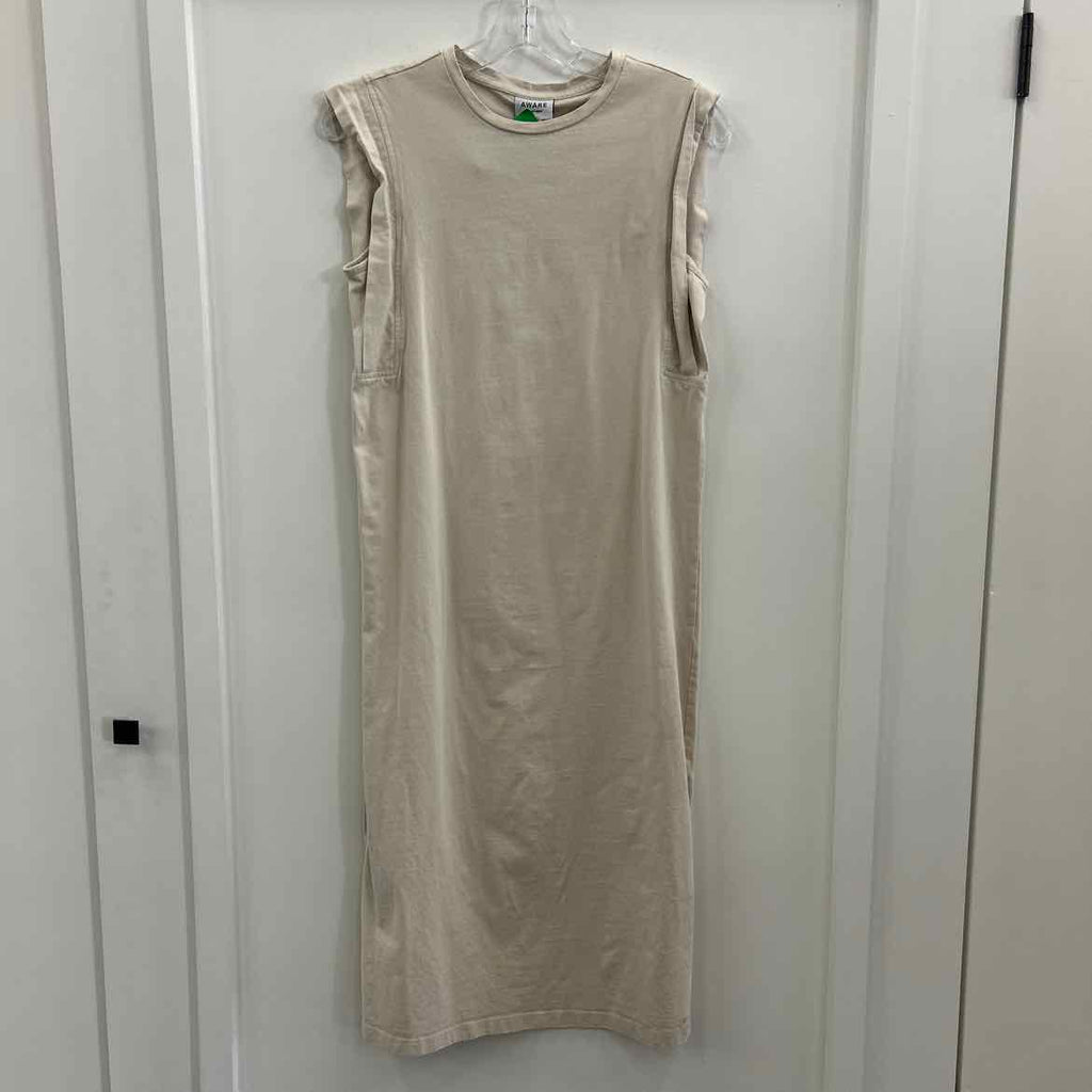 Aware Size S Tan Preloved Dress