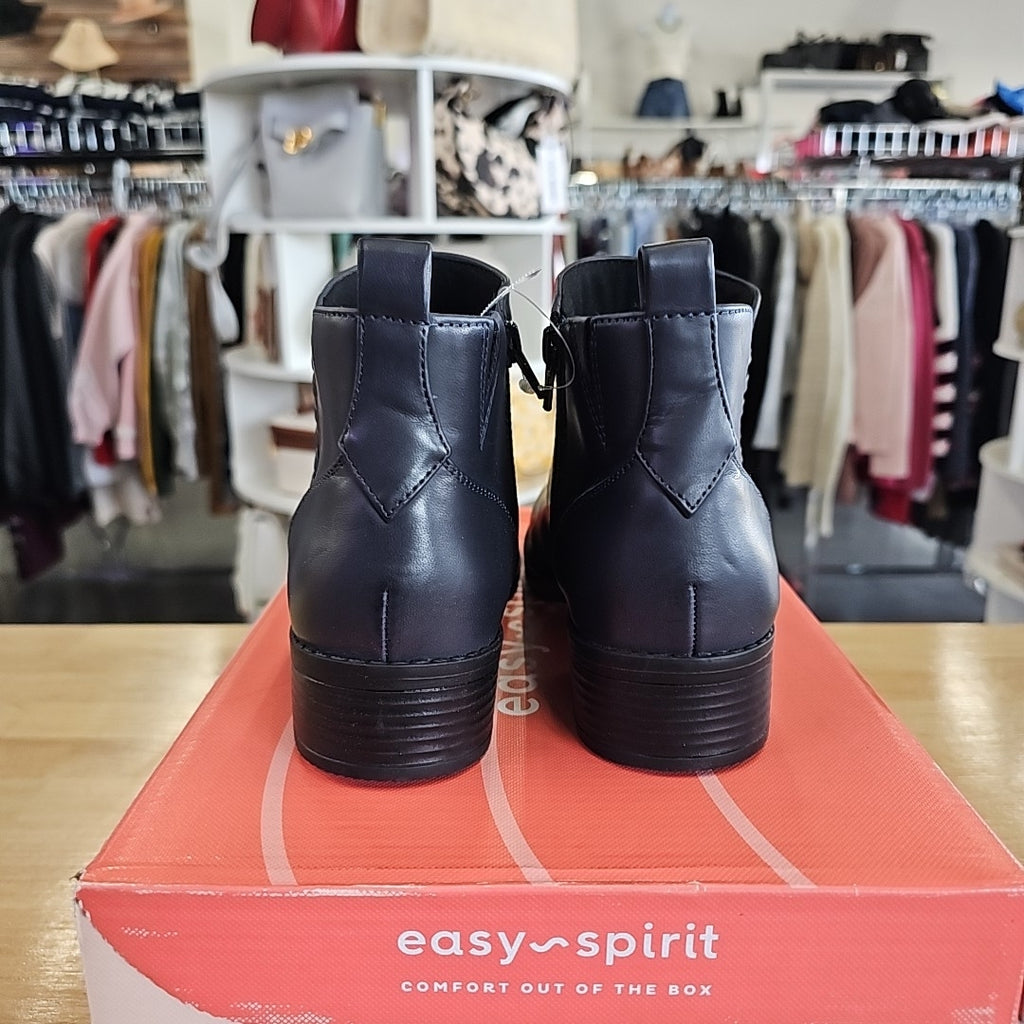Easy Spirit Size 6 Loranda 3 Navy Booties