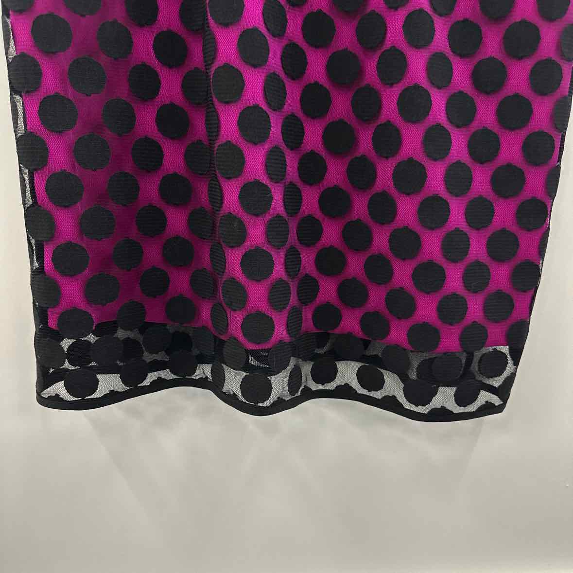 Milly Size 12 Black/Purple Dress