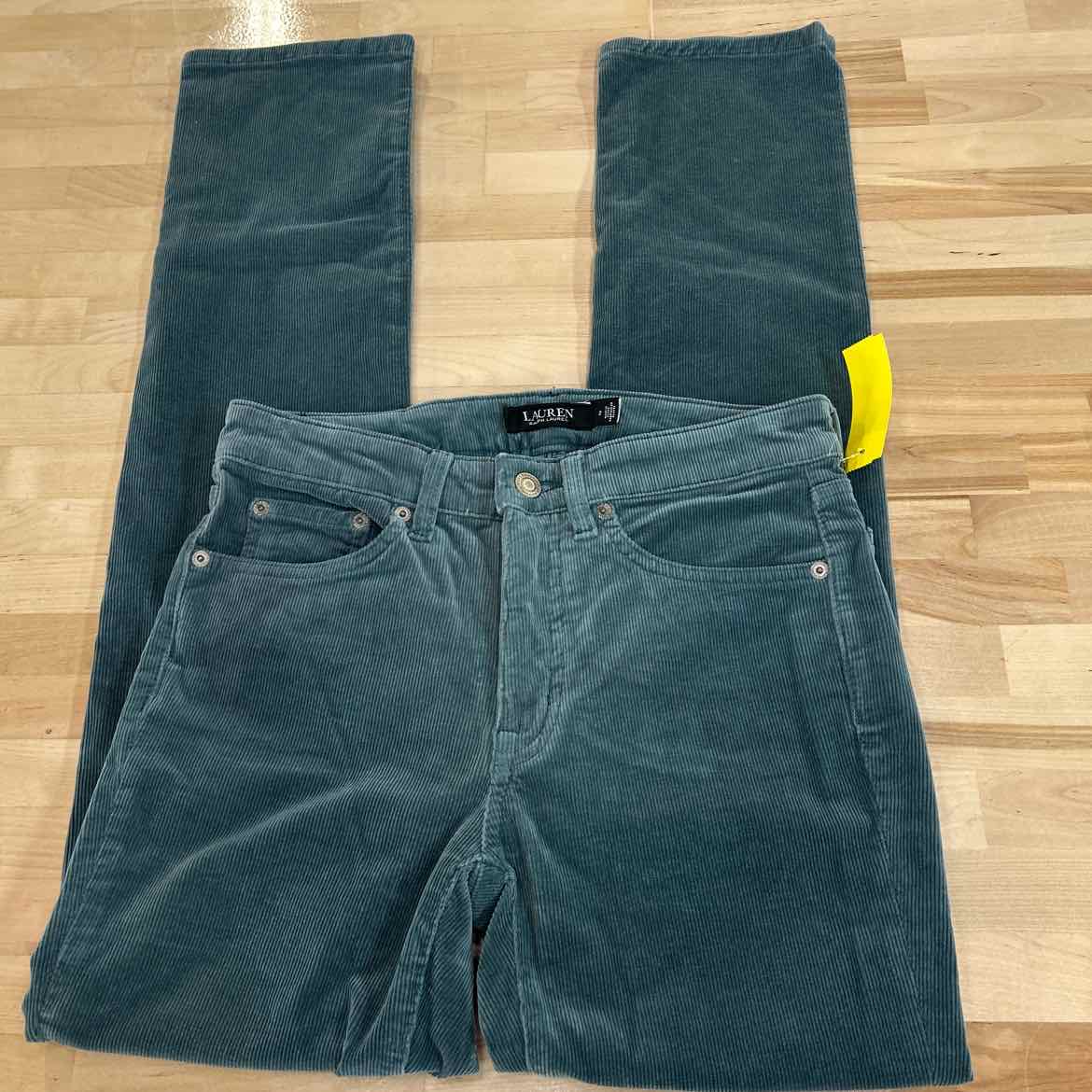 Ralph Lauren Size 2 Green Corduroy Preloved Pants