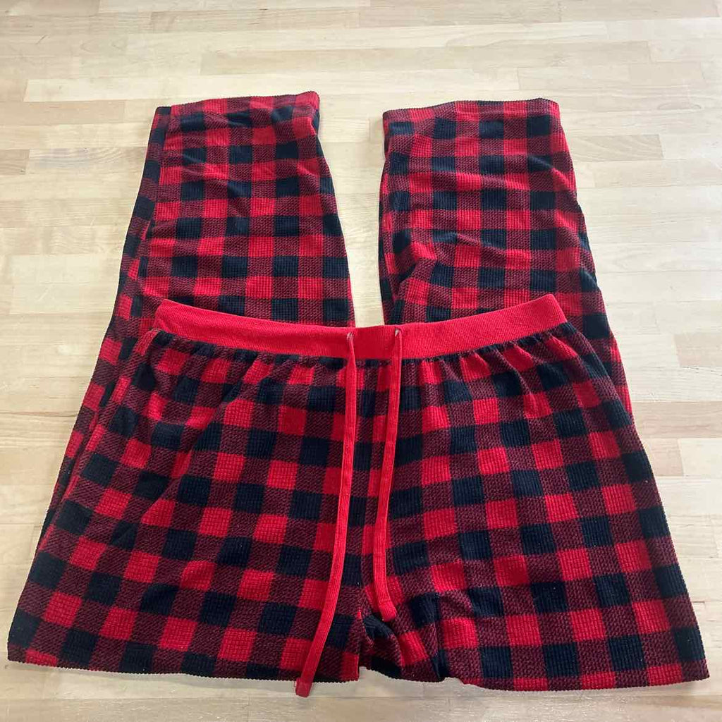 Eddie Bauer Size L Black/Red MENS Pajama Bottoms
