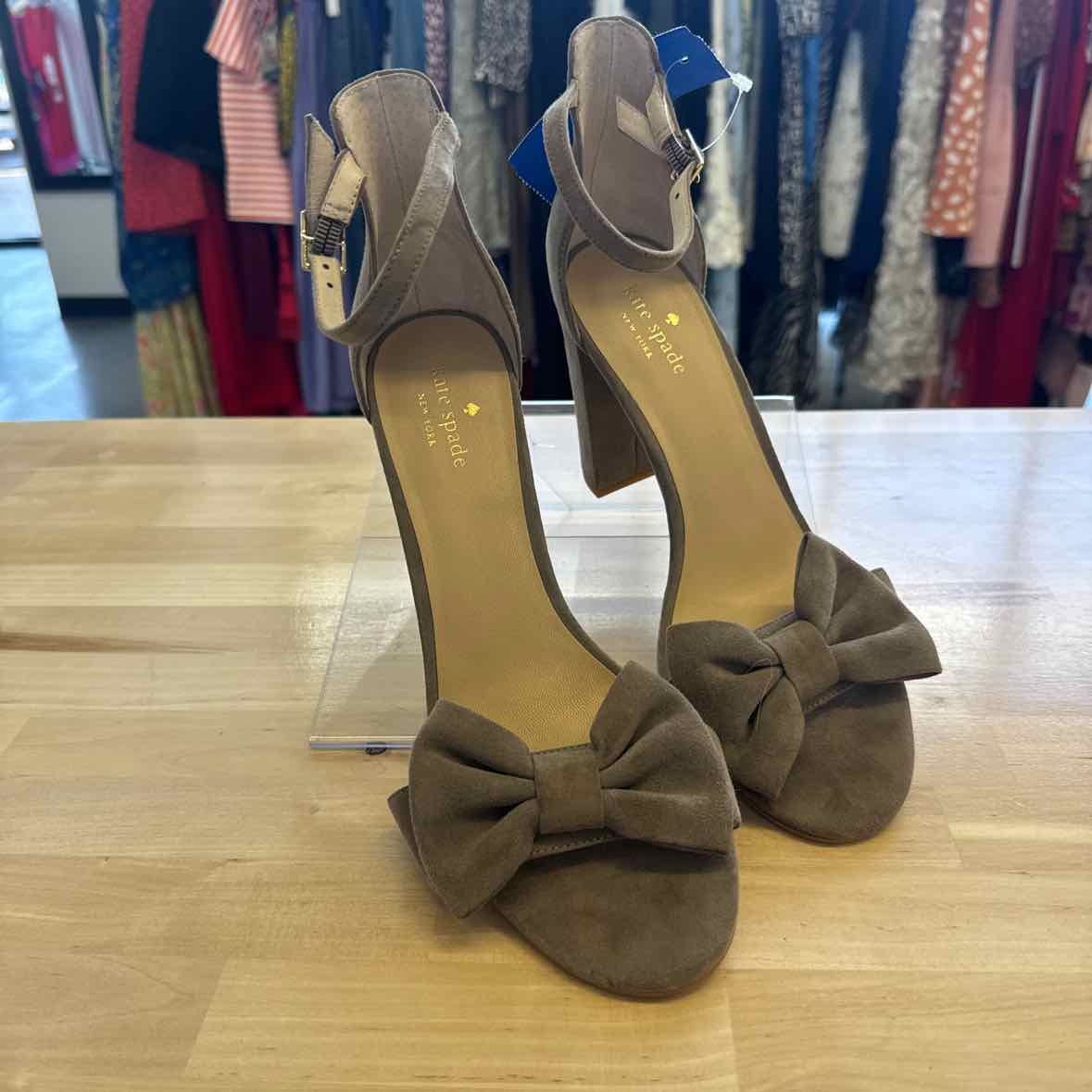 Kate Spade Shoe Size 10 Beige Paulette Bow Heels