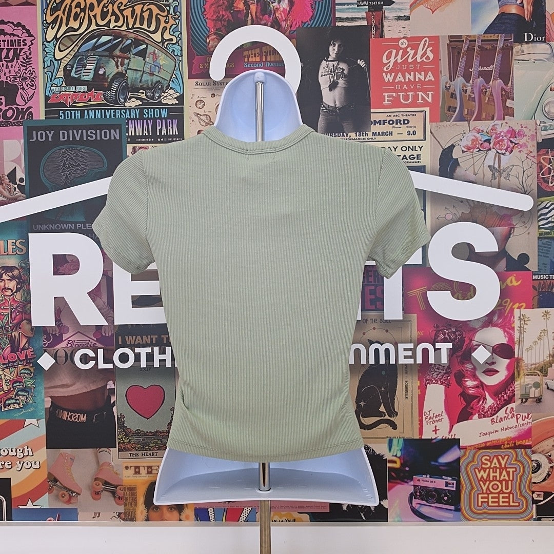 Self E Size XS Soft Ribbed Baby Tee