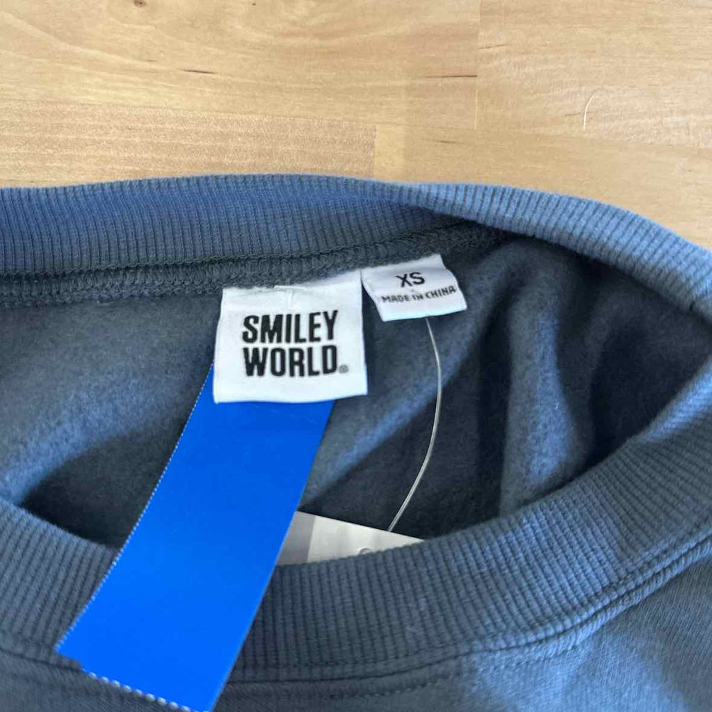 Smiley World Size XS Gray Sweater