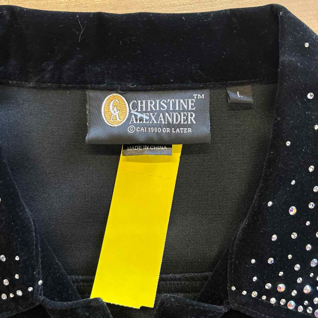 Christine Alexander Size L Black Jacket