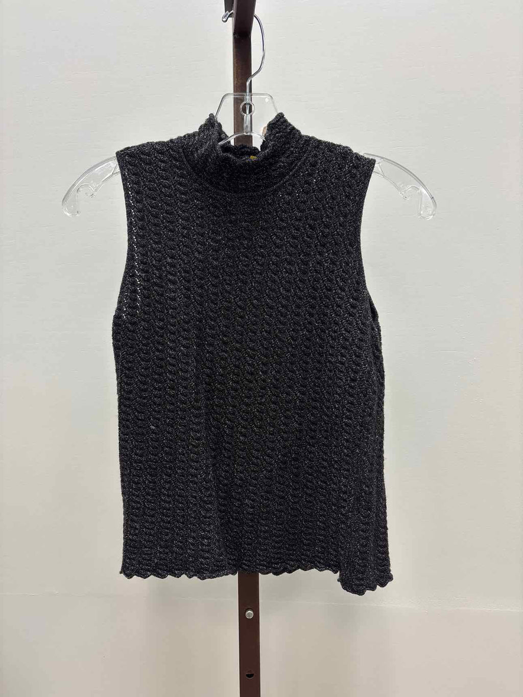 Dana Buchman Size M Gray Wool Preloved Vest