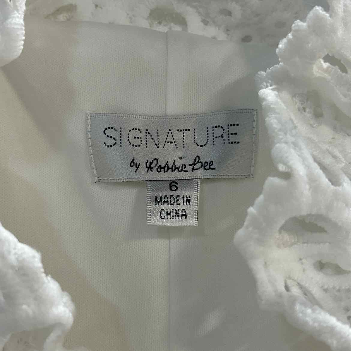 Robbie Bee Size 6 White New Dress