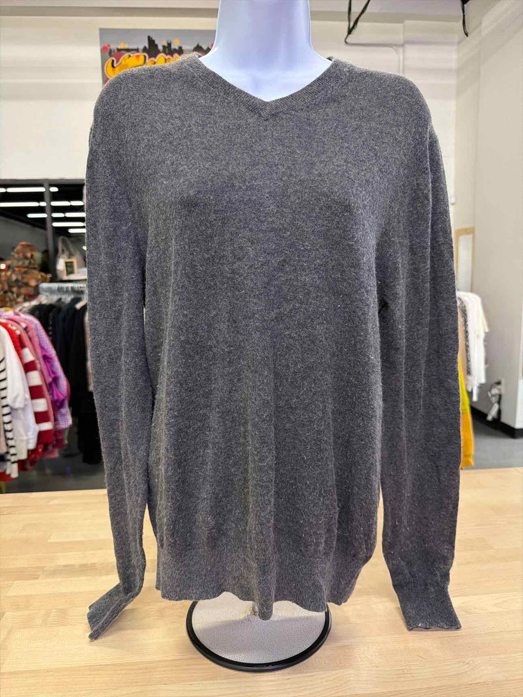Johnston & Murphy Size S Gray Sweatshirt