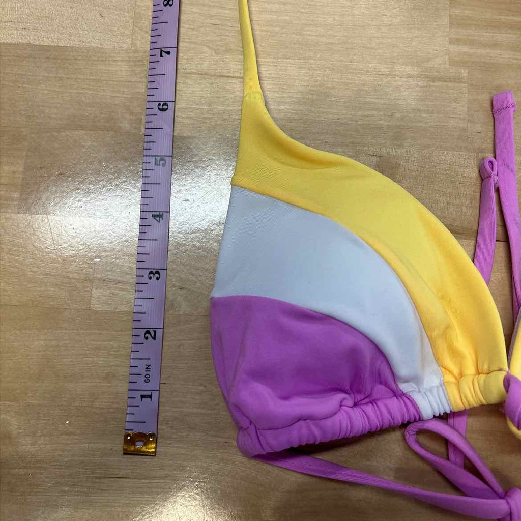 Hurley Size S Summer Block Tri Womens Bikini Top