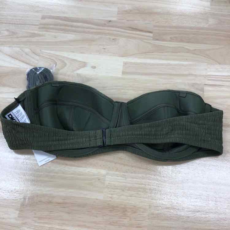 DKNY Size XL Textured Molded Balconette Bikini Top