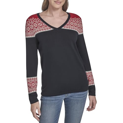 Tommy Hilfiger Size L Red White Blue New Sweater