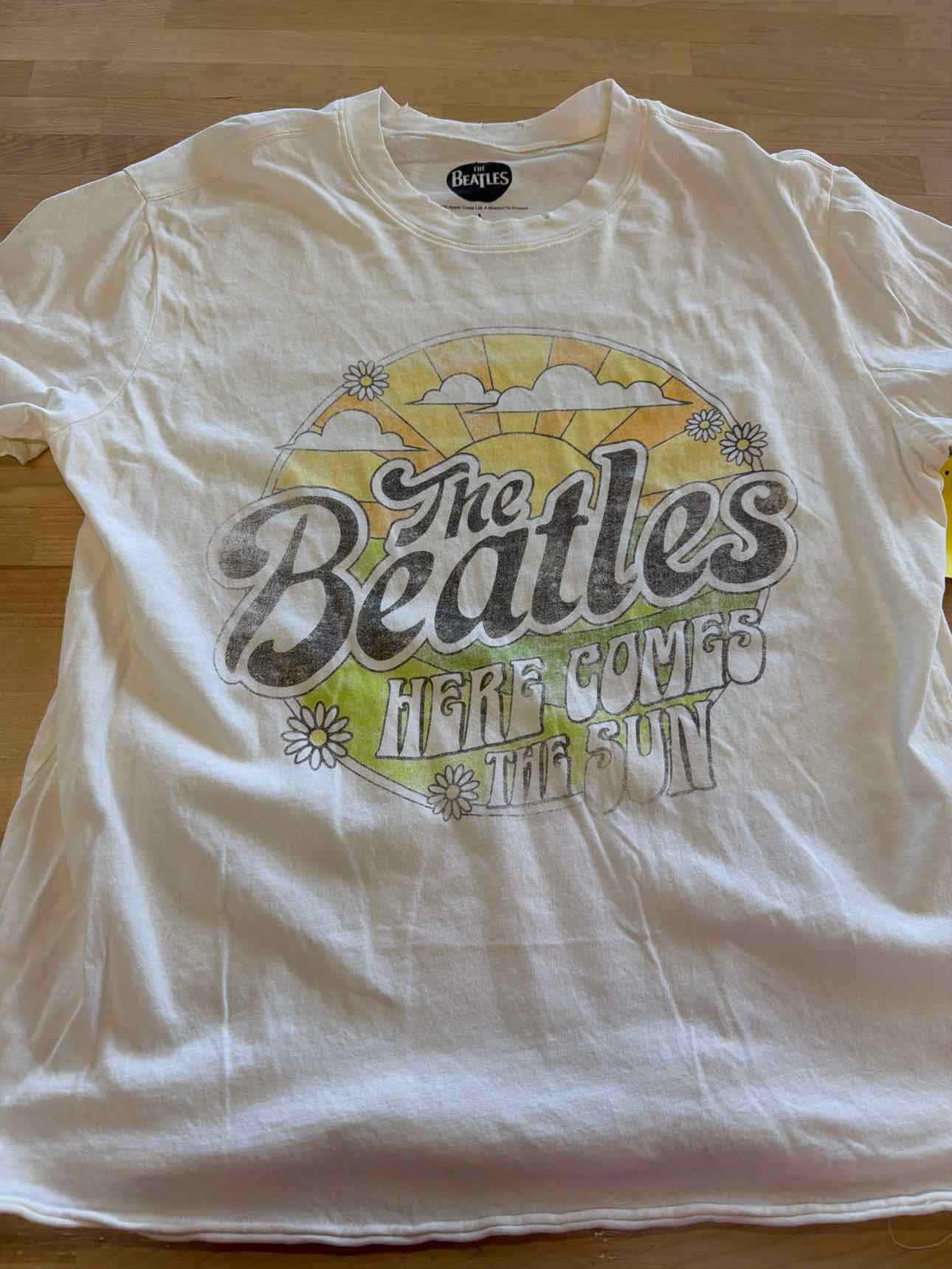 The Beatles Size L White T-shirt