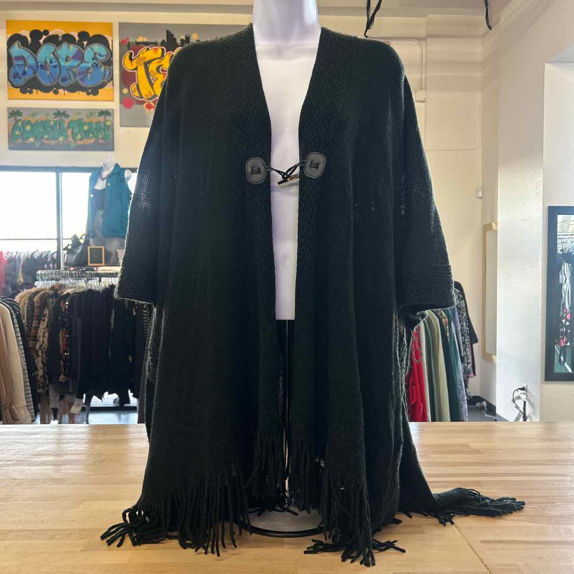 Style & Co Women's Cozy Bordered Textured Wrap