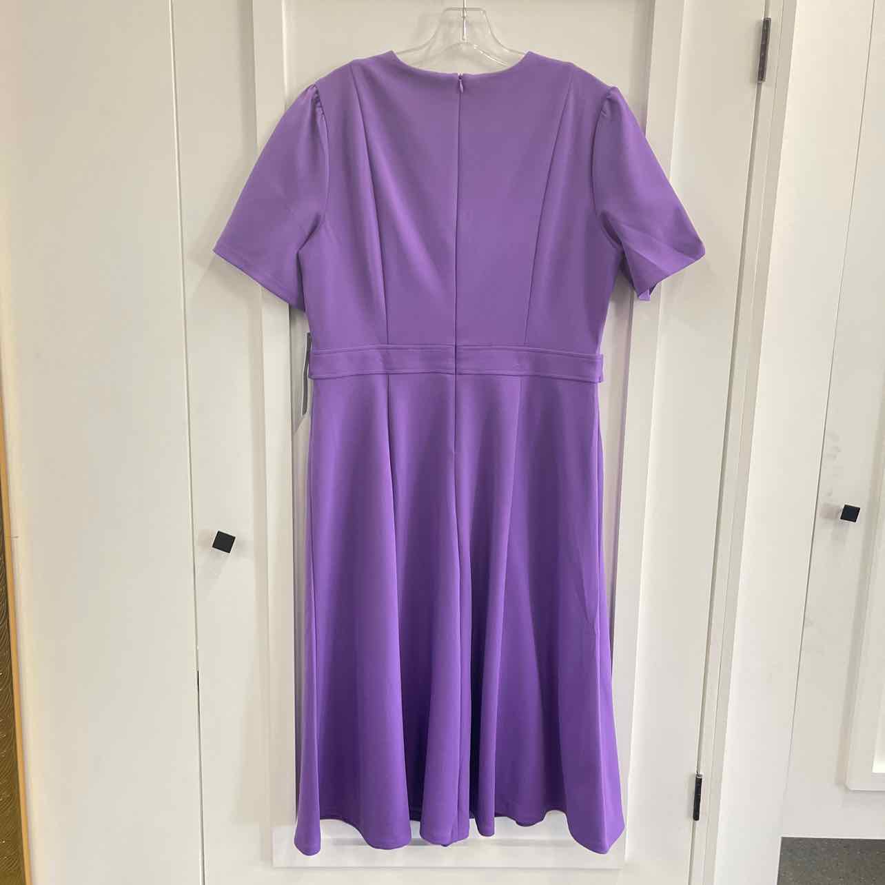 London Times Size 14 Purple New Dress