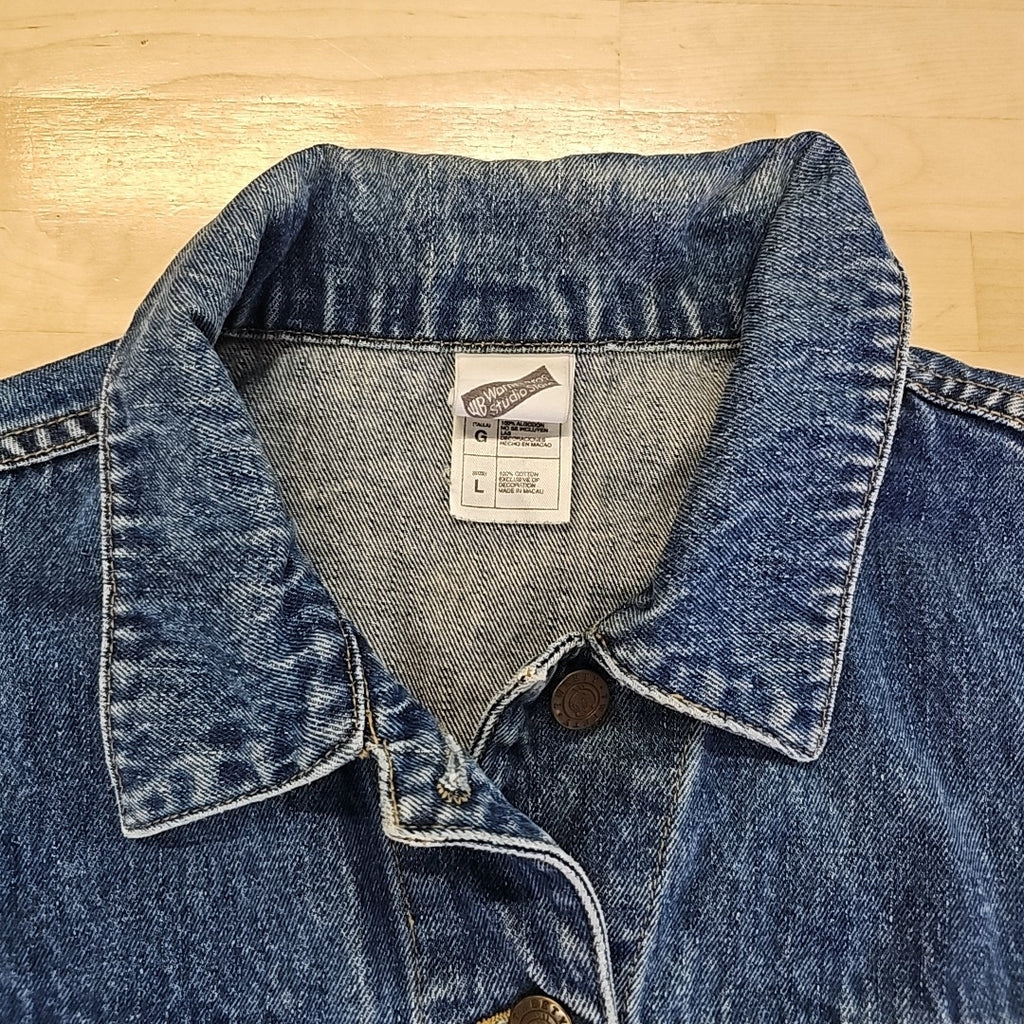 Warner Bros. Size L Blue Denim Jacket