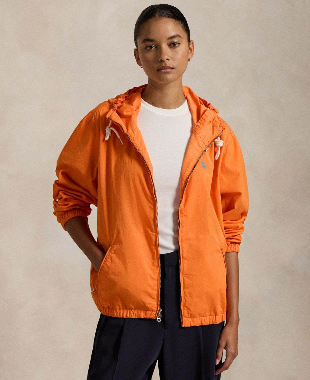 Polo Ralph Lauren Women's Twill Hooded Jacket