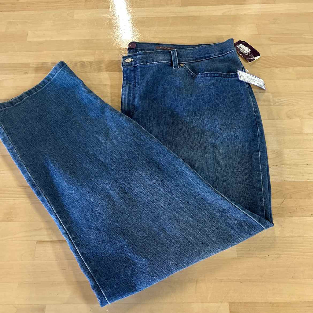 Gloria Vanderbilt Size 22W Blue New Jeans