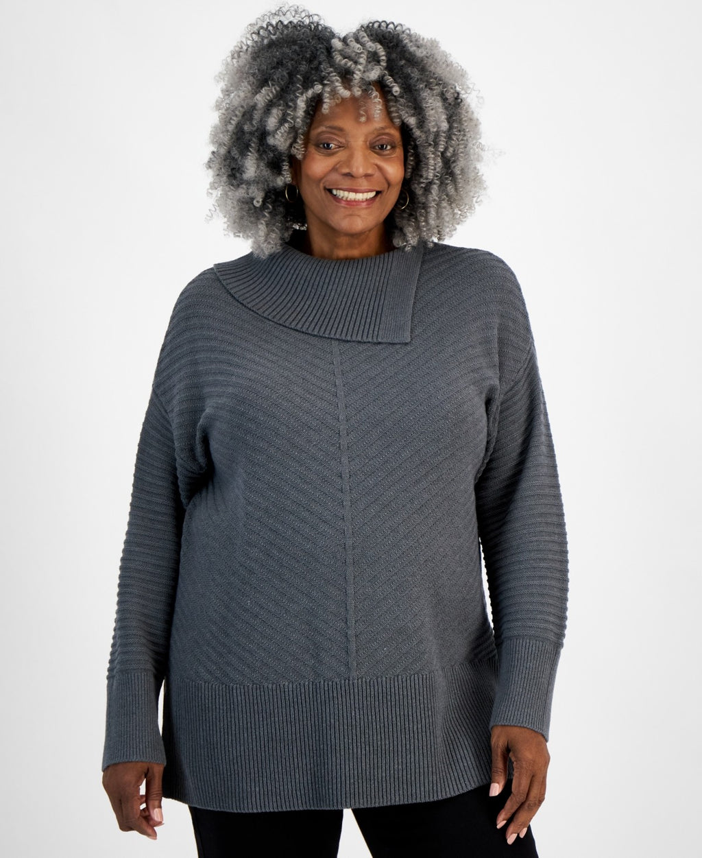 Style & Co. Size 3X Gray Sweater