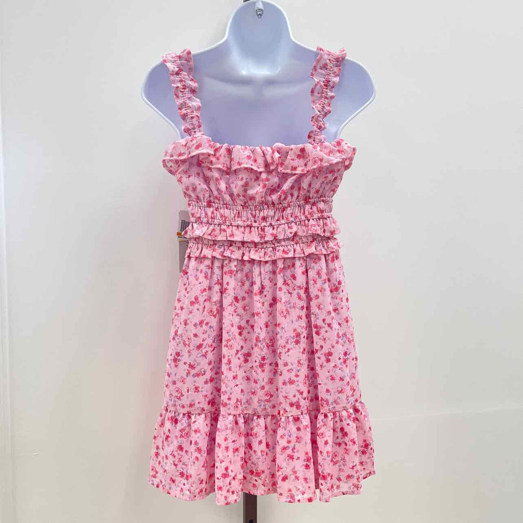 kingston grey Size S Square-Neck Ruffle-Strap Mini Dress - Tender Touch Ditsy
