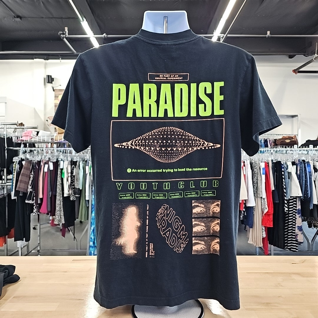 Paradise Men's Size S Black MENS T-shirt