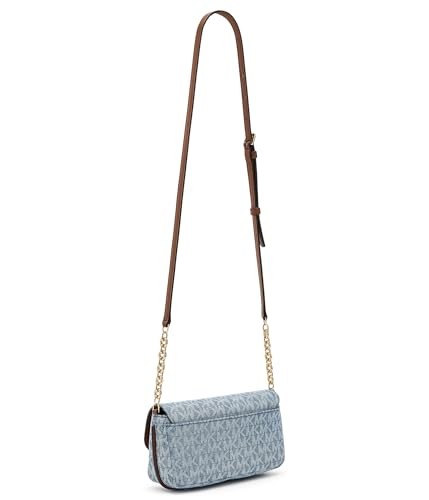 Michael Kors Nolita Small Logo Jacquard Denim Crossbody Bag