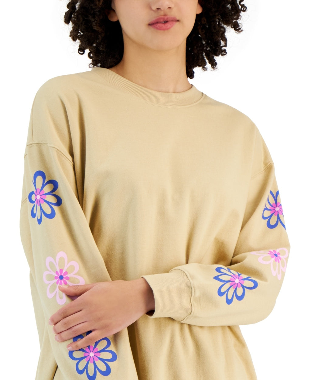 Rebellious One Size S Beige Sweatshirt