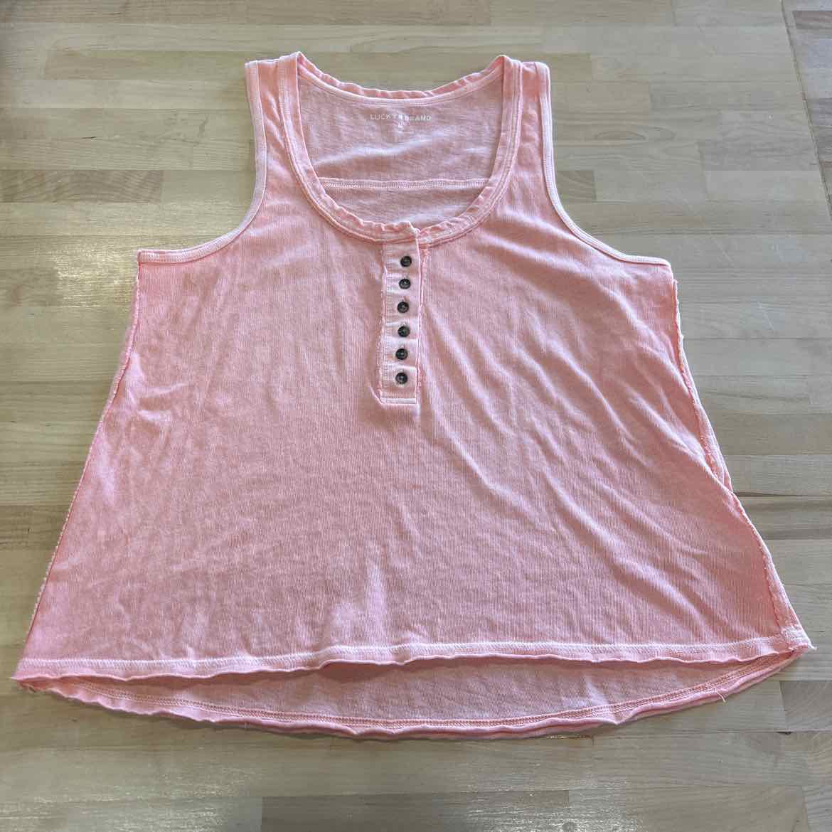 Lucky Brand Size M Orange Tank