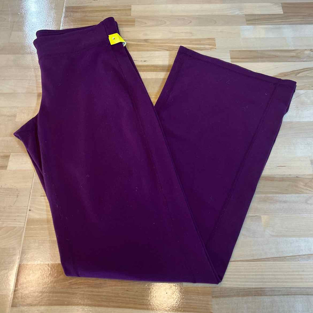 Athleta Size L Purple Preloved Athletic Pants